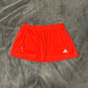 Adidas Barricade Tennis / Pickleball / Golf Red Skirt / Skort - Size Large